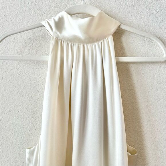 NWT REFORMATION Corinth Silk Dress in Ivory Size XL - Picture 6 of 11